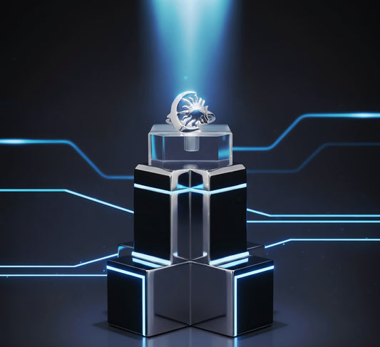 "Celestial Balance Sun & Moon Ring "– 925 Sterling Silver by Illuzion Jewelry