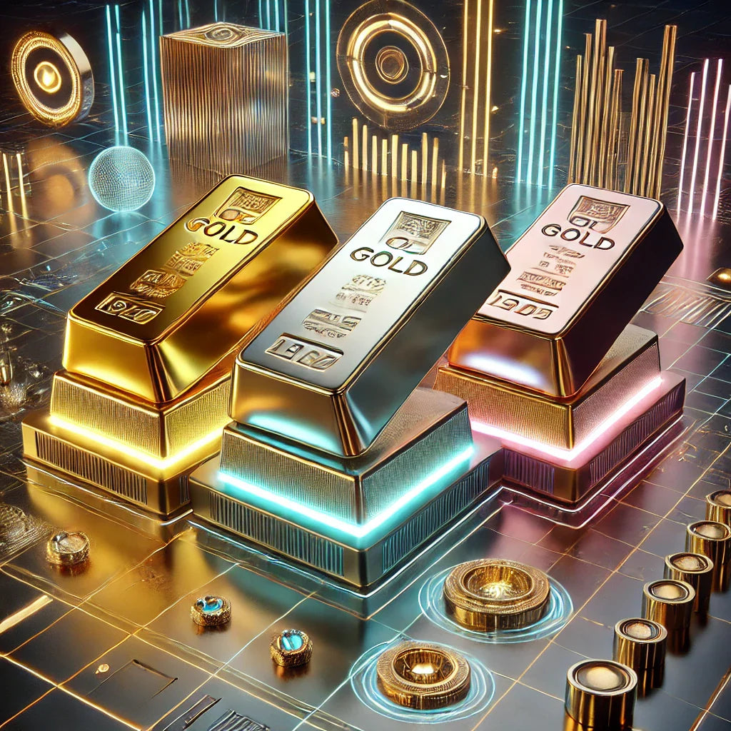 14K Tri-Color Gold