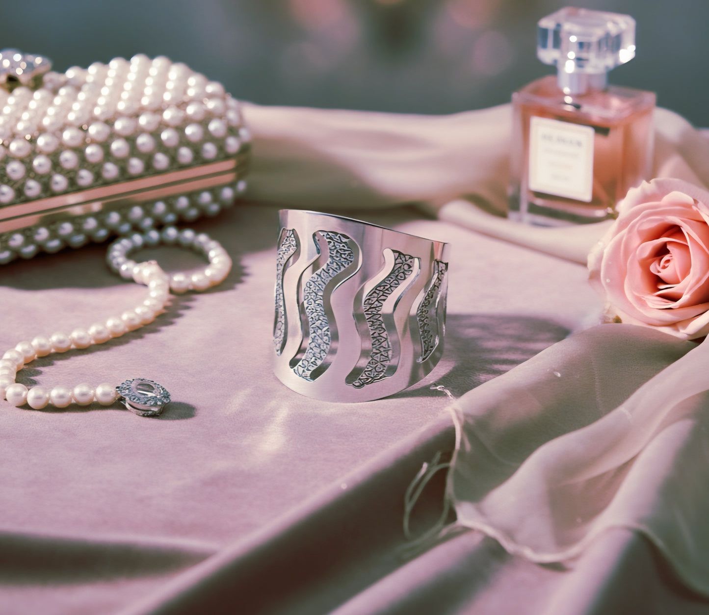 Waves of Power Ring  925 Silver