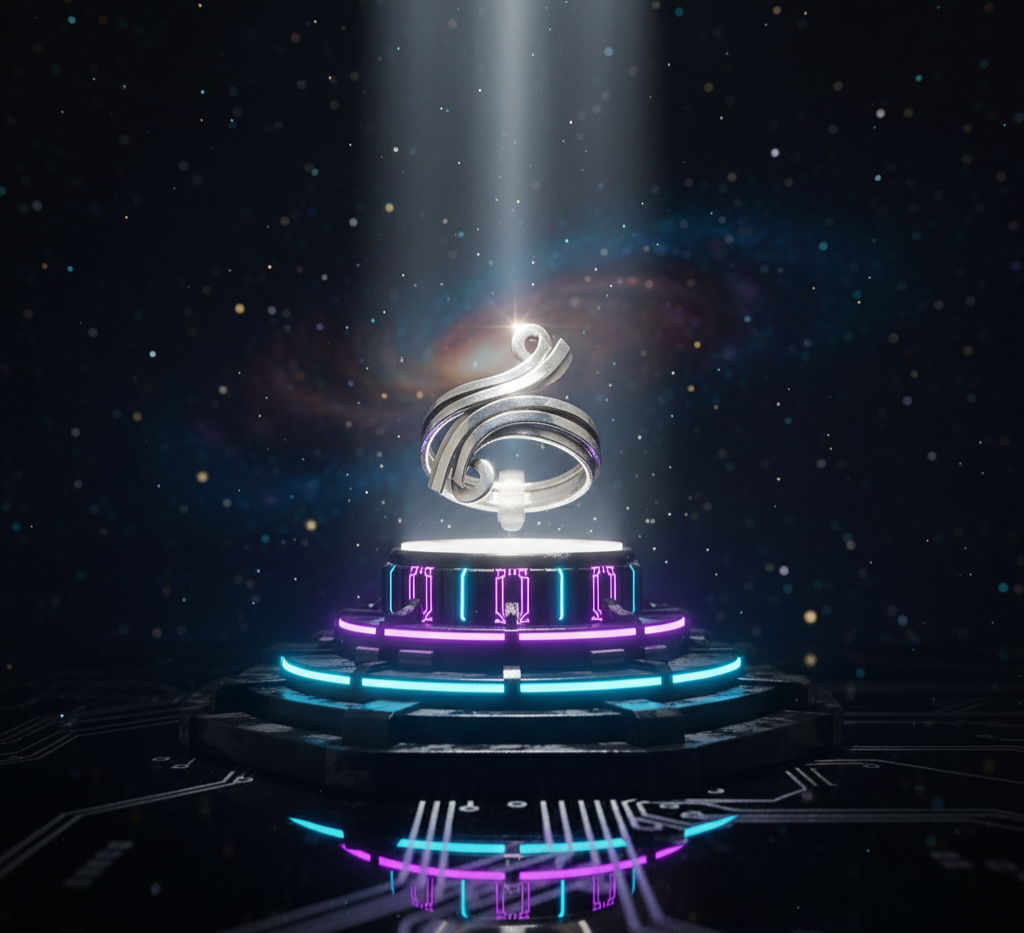 Fluid Motion Swirl Ring – Modern 925 Sterling Silver Statement Piece