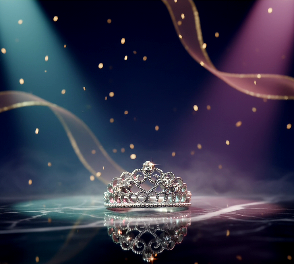 "Royal Sparkle Tiara Crown Ring" – 925 Sterling Silver
