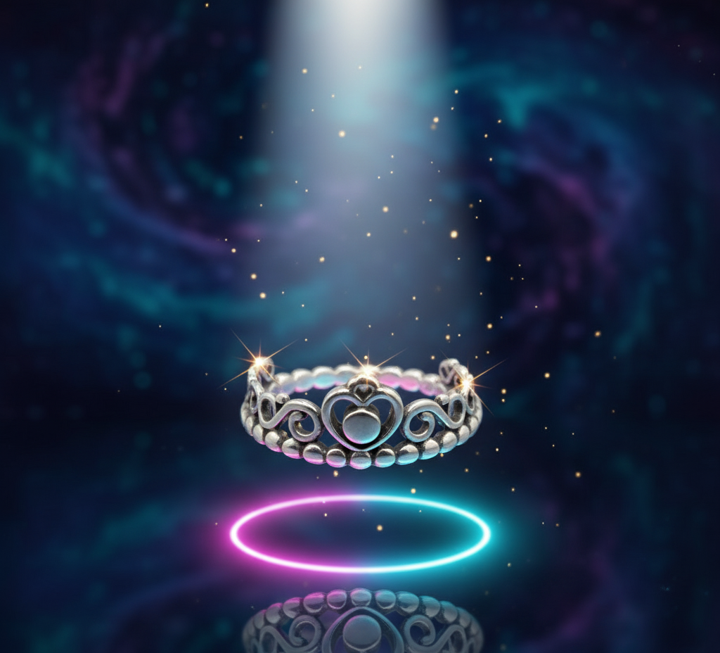 Royal Heart Tiara Band – 925 Sterling Silver