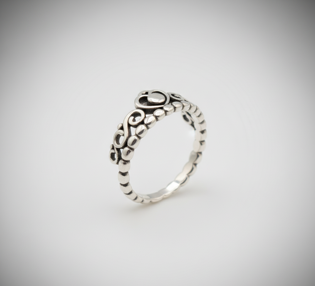 Royal Heart Tiara Band – 925 Sterling Silver