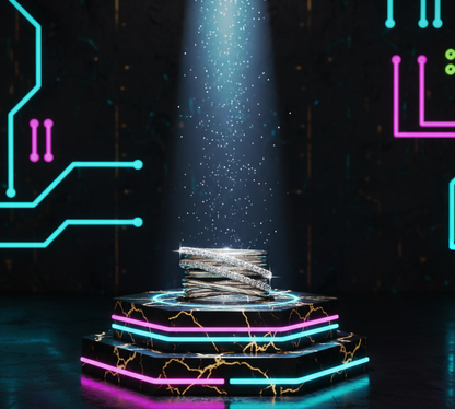 “Luxe Criss-Cross Starlight Ring"  – Multi-Band Radiance in 925 Silver