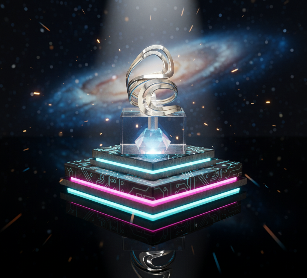 Nova Wave Sculptural Ring - 925 Sterling Silver