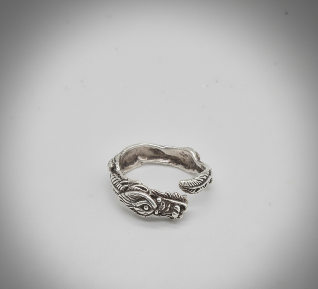 Mythic Dragon Wrap Ring – 925 Sterling Silver