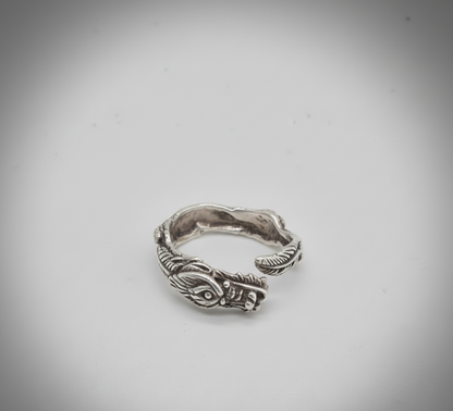 Mythic Dragon Wrap Ring – 925 Sterling Silver