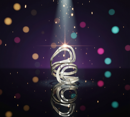 Nova Wave Sculptural Ring - 925 Sterling Silver