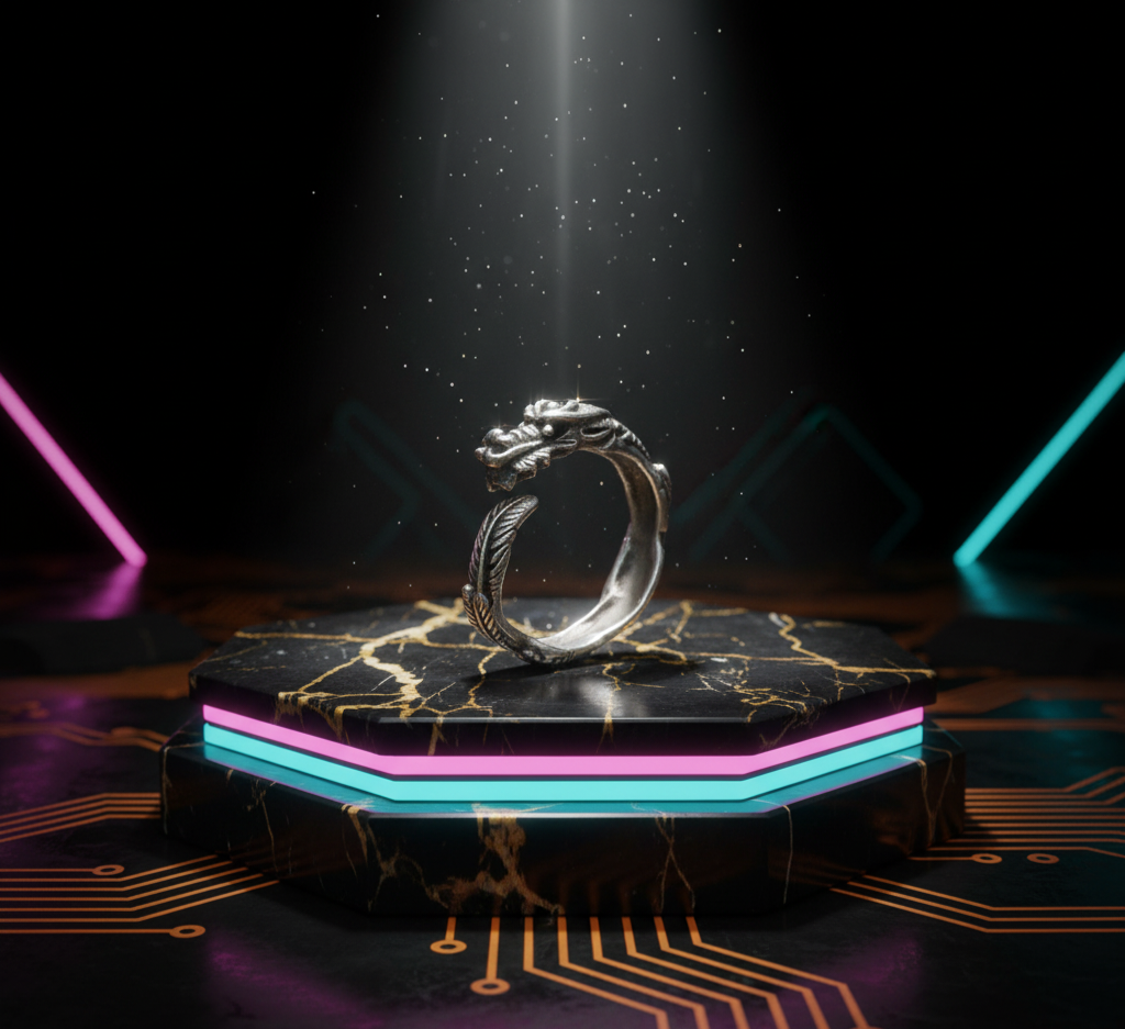 Mythic Dragon Wrap Ring – 925 Sterling Silver