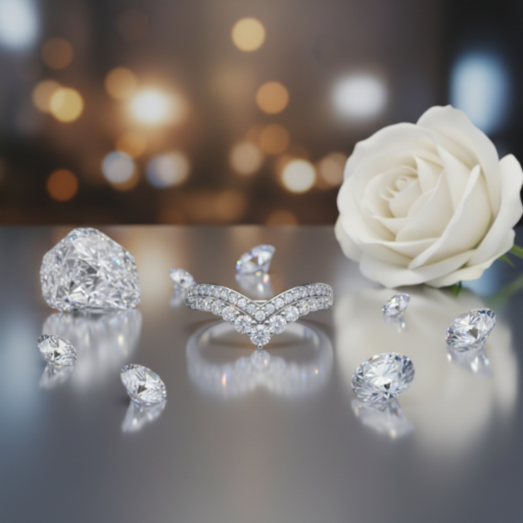 “Celestial V-Crown Band" – 925 Sterling Silver