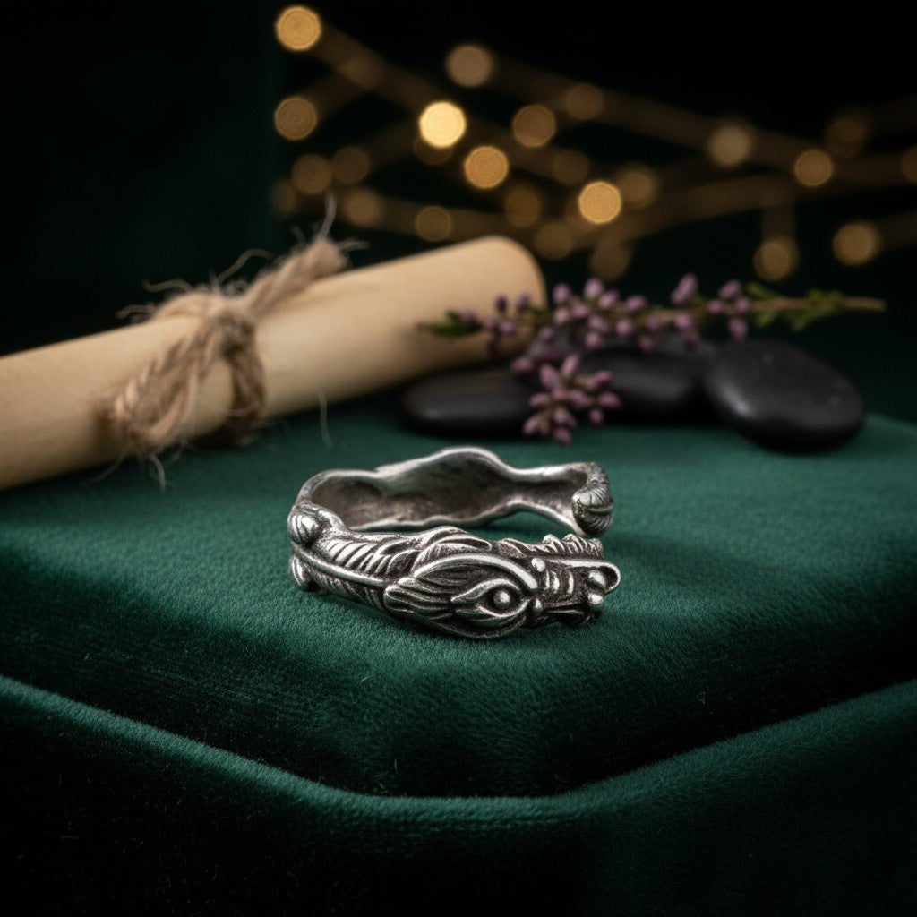 Mythic Dragon Wrap Ring – 925 Sterling Silver
