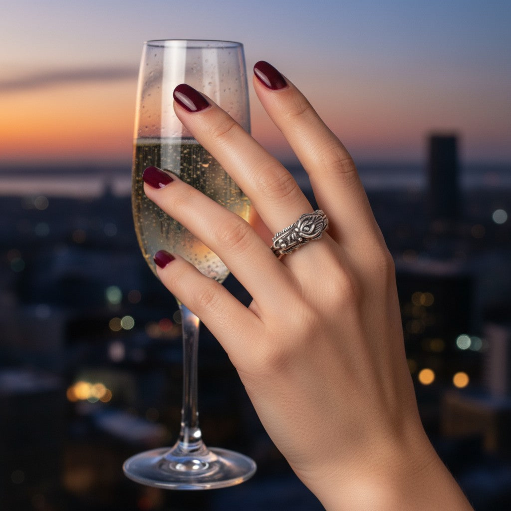 Mythic Dragon Wrap Ring – 925 Sterling Silver