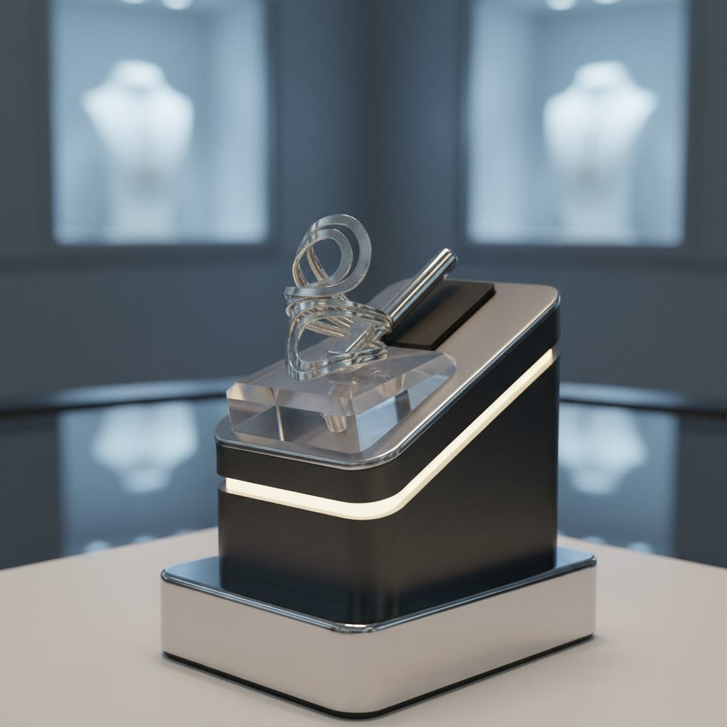 Nova Wave Sculptural Ring - 925 Sterling Silver