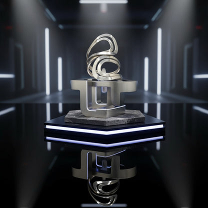 Nova Wave Sculptural Ring - 925 Sterling Silver