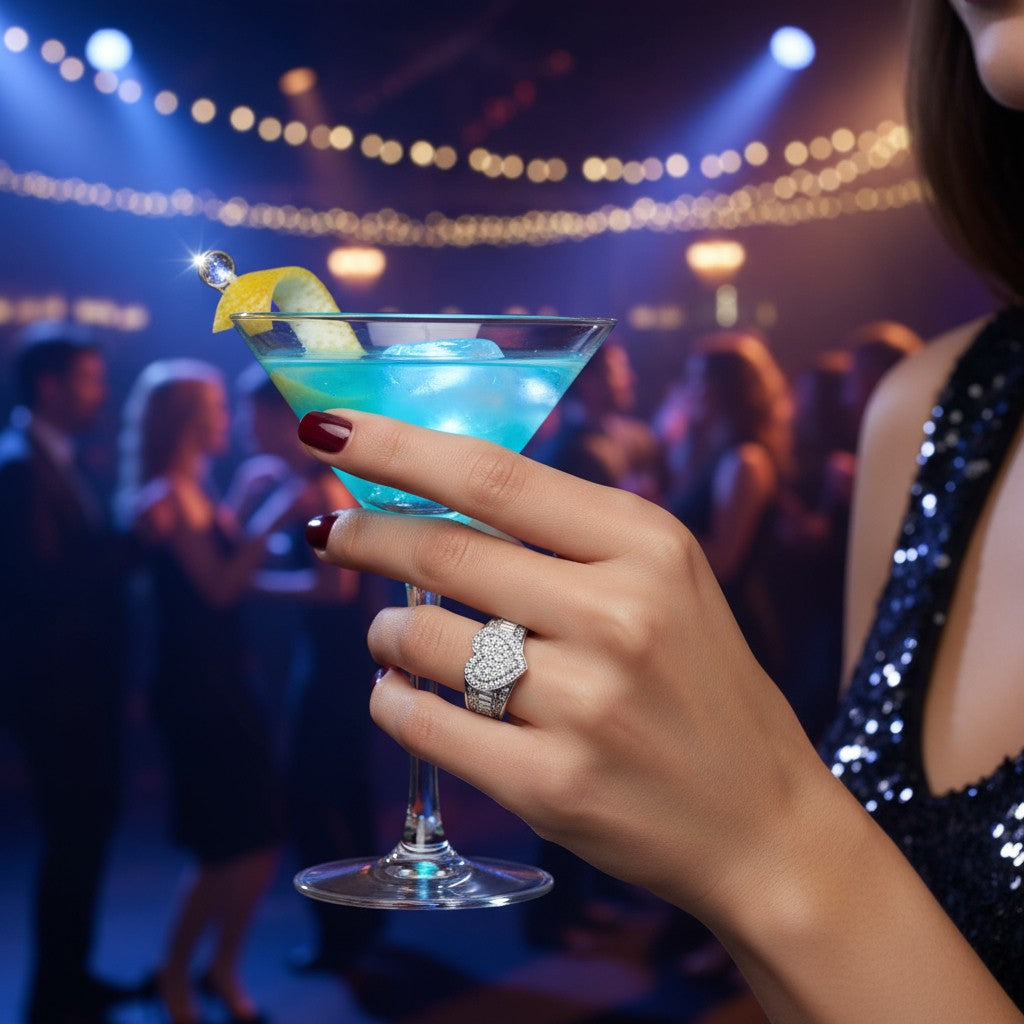 Baguette Halo Heart Ring – 925 Sterling Silver