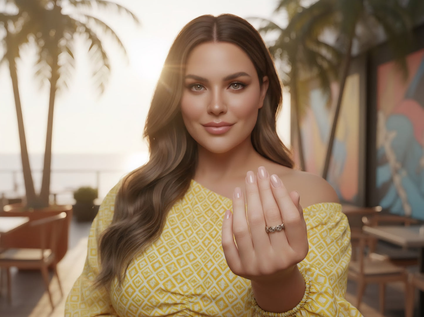 "Infinity Hearts Band" – 925 Silver Sparkle Heart Ring