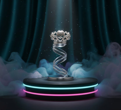 "Infinity Hearts Band" – 925 Silver Sparkle Heart Ring