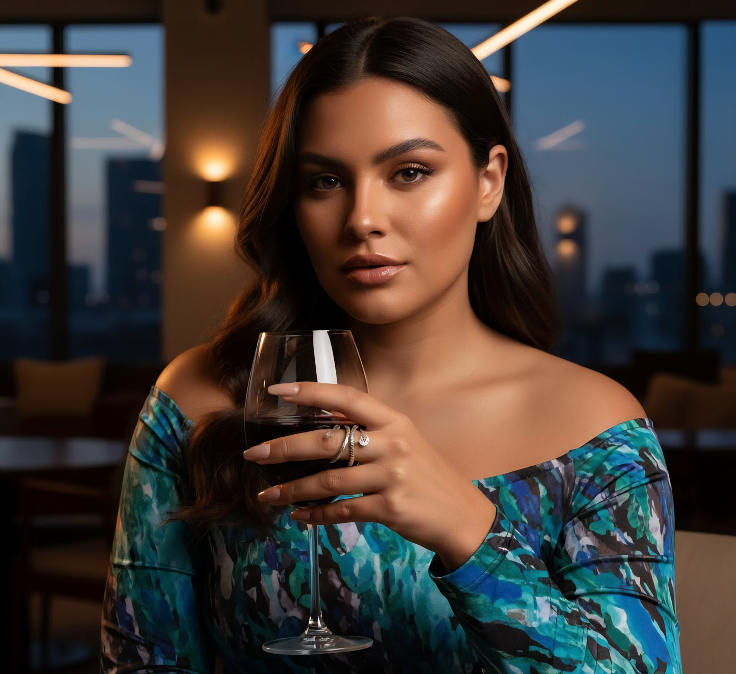 Luna Serpent Snake Ring – 925 Silver Adjustable Wrap Ring